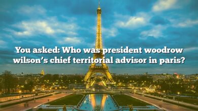 You asked: Who was president woodrow wilson’s chief territorial advisor in paris?