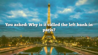 You asked: Why is it called the left bank in paris?