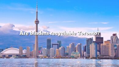 Are binders recyclable Toronto?