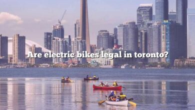 Are electric bikes legal in toronto?