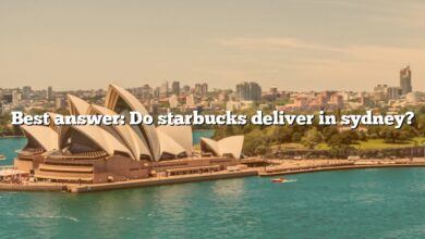 Best answer: Do starbucks deliver in sydney?
