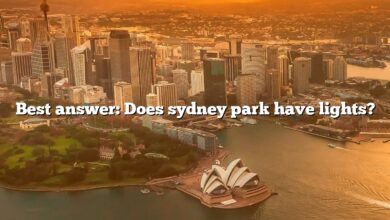 Best answer: Does sydney park have lights?