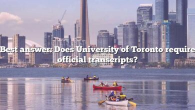 Best answer: Does University of Toronto require official transcripts?