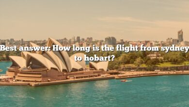 Best answer: How long is the flight from sydney to hobart?