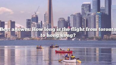 Best answer: How long is the flight from toronto to hong kong?