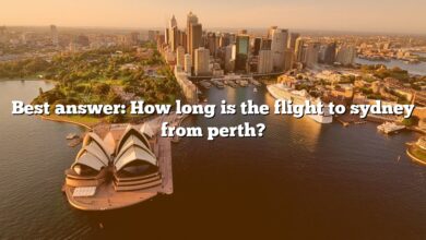 Best answer: How long is the flight to sydney from perth?