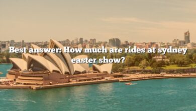 Best answer: How much are rides at sydney easter show?