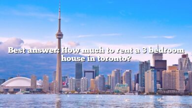 Best answer: How much to rent a 3 bedroom house in toronto?