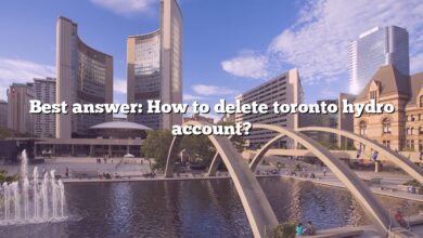 Best answer: How to delete toronto hydro account?