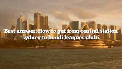 Best answer: How to get from central station sydney to bondi leagues club?