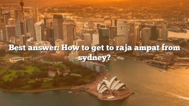 Best answer: How to get to raja ampat from sydney?