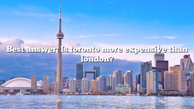 Best answer: Is toronto more expensive than london?