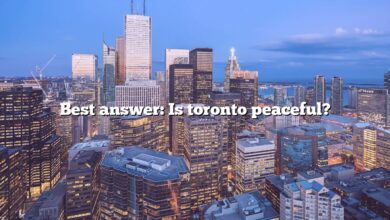 Best answer: Is toronto peaceful?