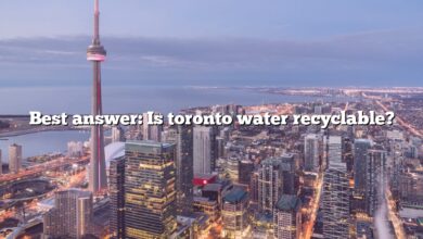 Best answer: Is toronto water recyclable?