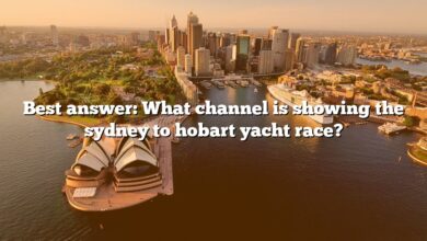 Best answer: What channel is showing the sydney to hobart yacht race?
