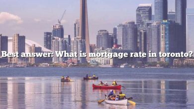 Best answer: What is mortgage rate in toronto?
