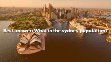 Best answer: What is the sydney population?