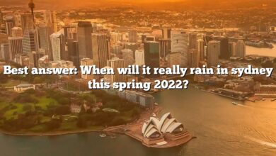Best answer: When will it really rain in sydney this spring 2022?