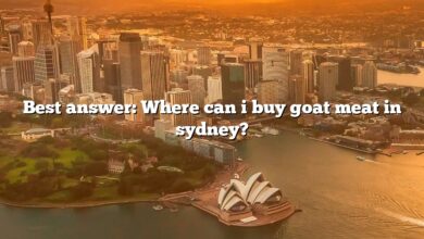 Best answer: Where can i buy goat meat in sydney?