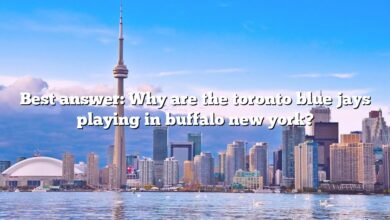 Best answer: Why are the toronto blue jays playing in buffalo new york?