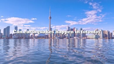 Can earthquakes happen in toronto?
