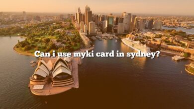Can i use myki card in sydney?