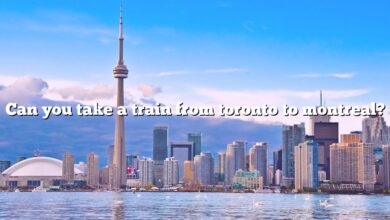 Can you take a train from toronto to montreal?