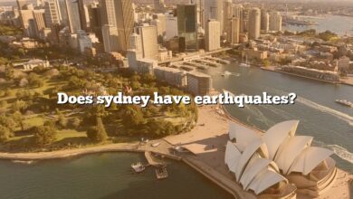 Does sydney have earthquakes?