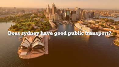 Does sydney have good public transport?