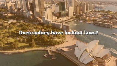 Does sydney have lockout laws?