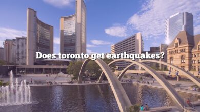 Does toronto get earthquakes?