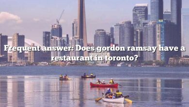 Frequent answer: Does gordon ramsay have a restaurant in toronto?