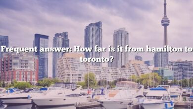 Frequent answer: How far is it from hamilton to toronto?