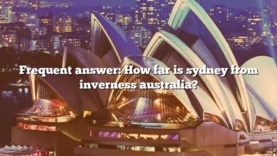Frequent answer: How far is sydney from inverness australia?