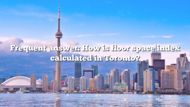 Frequent answer: How is floor space index calculated in Toronto?