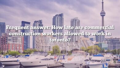 Frequent answer: How late are commercial construction workers allowed to work in toronto?