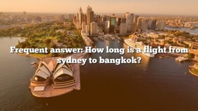 Frequent answer: How long is a flight from sydney to bangkok?