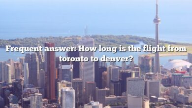 Frequent answer: How long is the flight from toronto to denver?