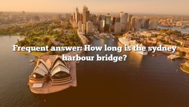 Frequent answer: How long is the sydney harbour bridge?