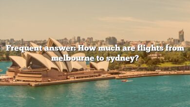 Frequent answer: How much are flights from melbourne to sydney?