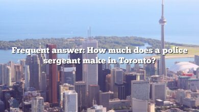 Frequent answer: How much does a police sergeant make in Toronto?