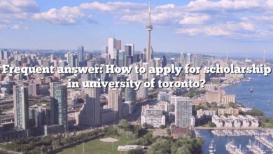 Frequent answer: How to apply for scholarship in university of toronto?
