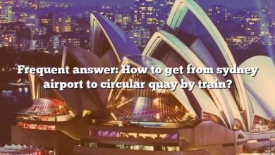 Frequent answer: How to get from sydney airport to circular quay by train?