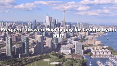Frequent answer: How to pay for toronto hydro bill?