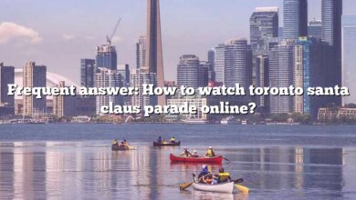 Frequent answer: How to watch toronto santa claus parade online?