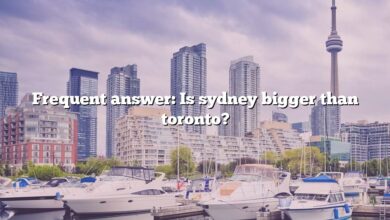 Frequent answer: Is sydney bigger than toronto?