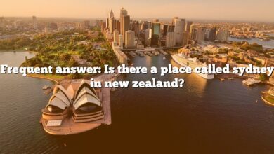Frequent answer: Is there a place called sydney in new zealand?