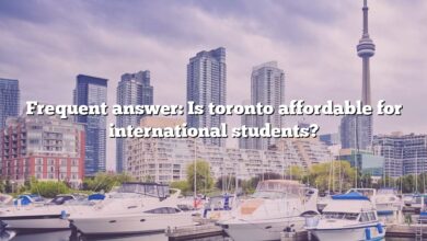 Frequent answer: Is toronto affordable for international students?