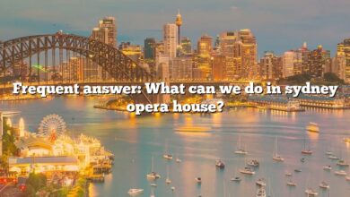Frequent answer: What can we do in sydney opera house?