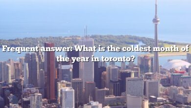 Frequent answer: What is the coldest month of the year in toronto?
